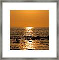 Sunset Over Kona Framed Print