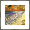 Sunset Passion At Cranes Beach Framed Print