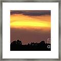 Sunset Sky Framed Print