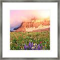Sunset Splendor On Mount Timpanogos Framed Print