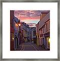 Sunset Street Framed Print