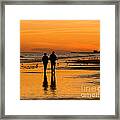 Sunset Stroll Framed Print