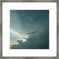 Sunset Supercell Framed Print