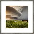 Supercell Swirl - Thunderstorm Framed Print