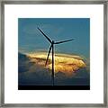 Supercell Windmill Framed Print