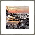 Superior Sunset Framed Print