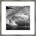 Surfing God Light Framed Print