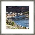 945a Swan Falls Dam Snake River Birds Of Prey Area Framed Print