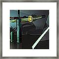 Sward And Glass Framed Print