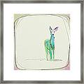 Sweet Deer Framed Print