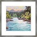 Swiftwater Framed Print