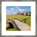 Swilcan Bridge On The 18th Hole At St Andrews Old Golf Course Scotland Framed Print