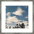 Swirls In The Sky Framed Print