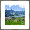 Swiss Landscape Framed Print
