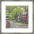 Sykesville Train Framed Print