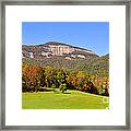 Table Rock In Autumn Framed Print