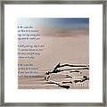 Take Me To The Ocean Blue Framed Print