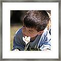 Take Time To Stop And Smell The Flowers Framed Print