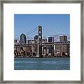 Taking The San Francisco Bay Ferry To Framed Print