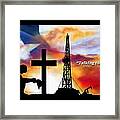 Talking To The Boss  Texas Editon Framed Print