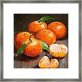 Tangerines Framed Print