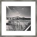 #tappan #zee #bridge #tarrytown #new Framed Print