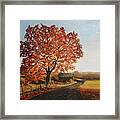 Taras Golden Tree Framed Print