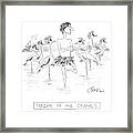 Tarzan Of The Cranes Framed Print