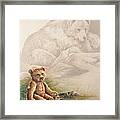 Tattered Bear Framed Print