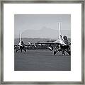 Taxi Out Framed Print