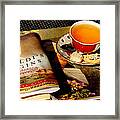 Tea And A Read Framed Print