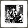 Tea Time In The Airplane Framed Print