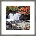 Telico River Waterfall Framed Print