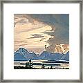 Teton Range From Signal Mountain Framed Print