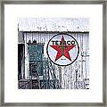 Texaco Times Past Framed Print