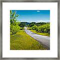 Texas Hill Country Road Framed Print