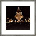 Texas State Capital Framed Print