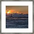 Thacher Island Lighthouse Morning Dawn Framed Print