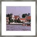 Thai River Scene Framed Print
