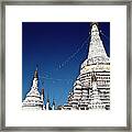 Thailand, Mae Hong Son, Wat Phra That Framed Print