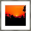 That Orbèd Continent. The Fire That Framed Print