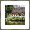 Thatched Cottage Crawley Hampshire Framed Print