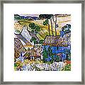 Thatched Houses Framed Print