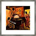 The 1st Jazz Trio Framed Print