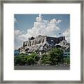 The Acropolis In Athens Framed Print
