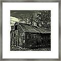 The Adirondack Mountain Region Barn Framed Print