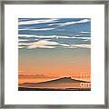 Sunset In The Alps Framed Print