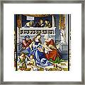 The Altarpiece Of The Holy Kinship Framed Print