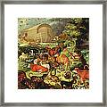 The Animals Entering The Ark Framed Print