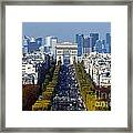 The Arc De Triomphe Paris France Framed Print